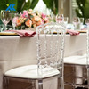 Wholesale Luxury Hotel Furniture Resin Tiffany Chiavari Chair for Wedding Groom And Bride Banquet
