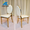 Luxury Elegant Stackable Stainless Steel O Back Banquet Chairs Perfect for Wedding Receptions Hotel Events Banquets Hall
