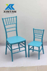 Wholesale Luxury Hotel Furniture Resin Tiffany Chiavari Chair for Wedding Groom And Bride Banquet