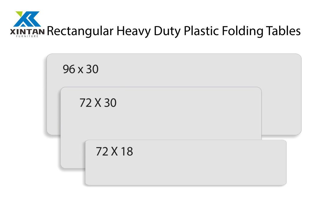 Heavy Duty One-Piece HDPE Top Folding Table – White Plastic Banquet Table with Steel Frame, Portable for Wedding, Party, Hotel & Event Catering