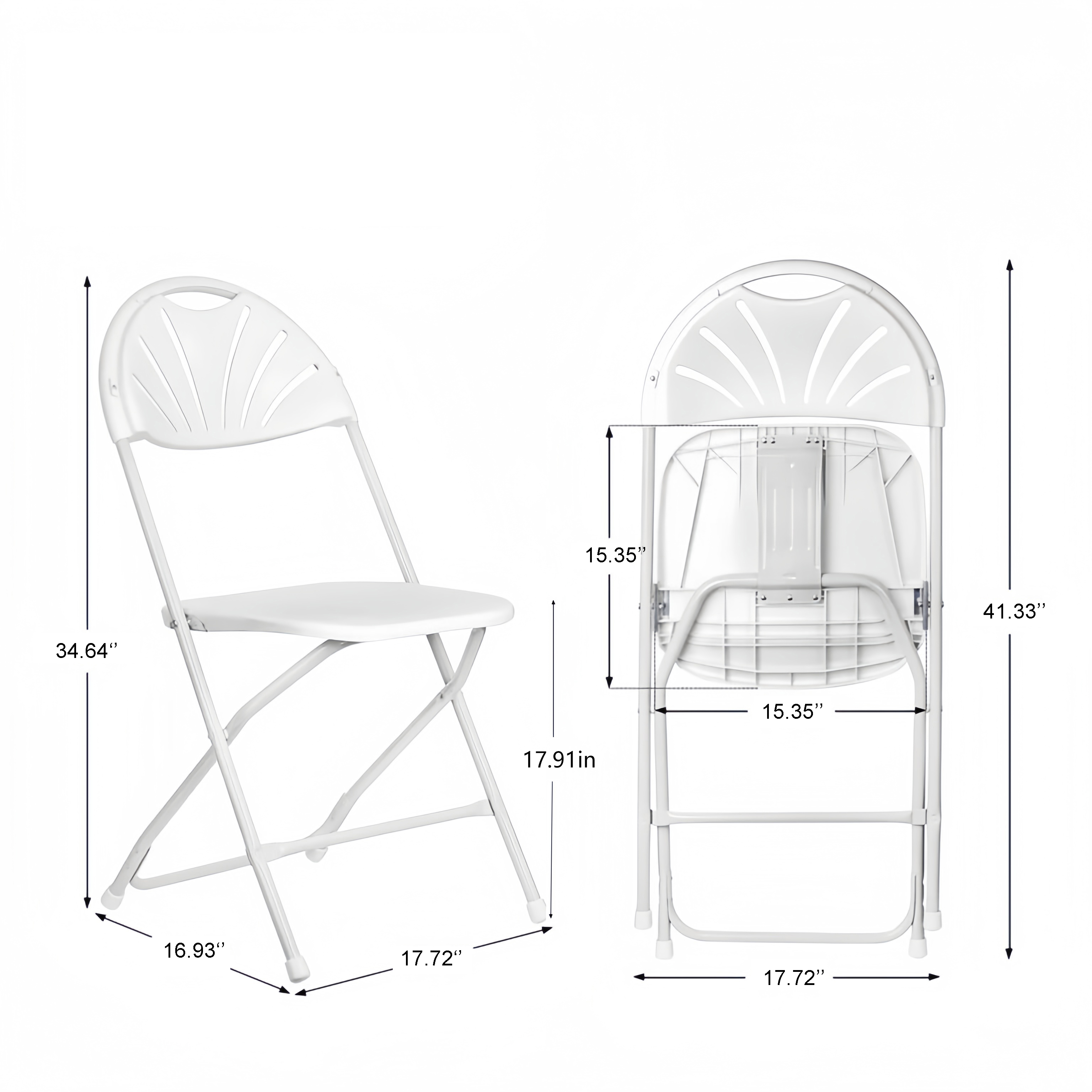 扇背椅尺寸英寸inch