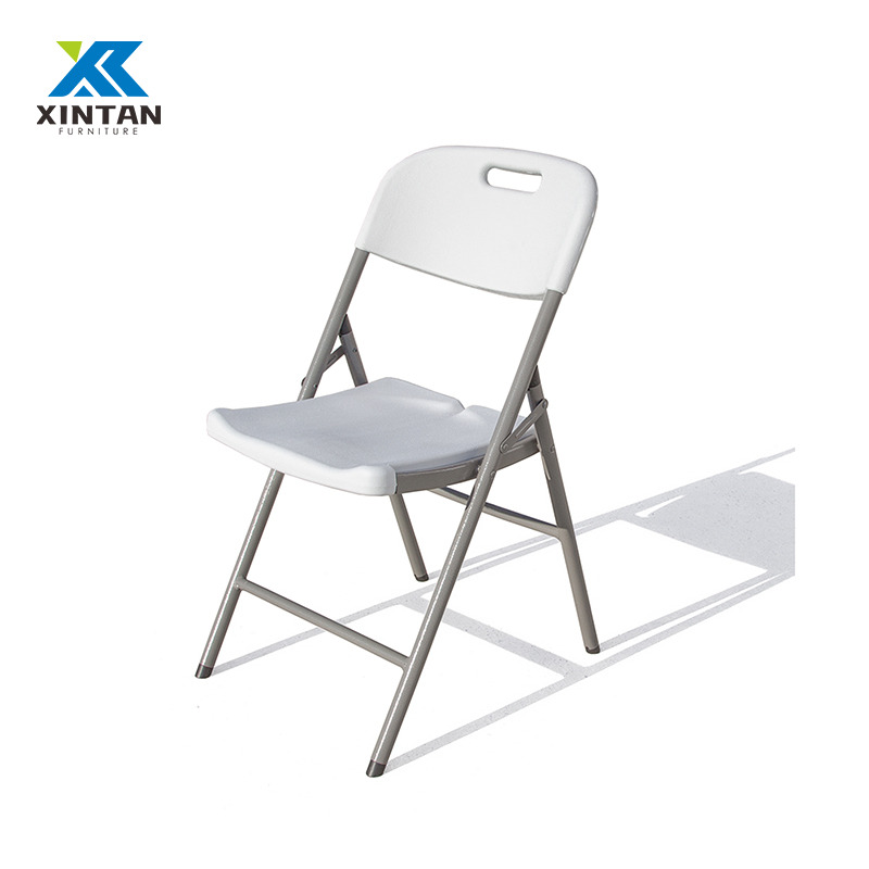Heavy-Duty Durable HDPE White Folding Chairs - Portable Stackable, Weatherproof for Outdoor Event Rentals & Parties