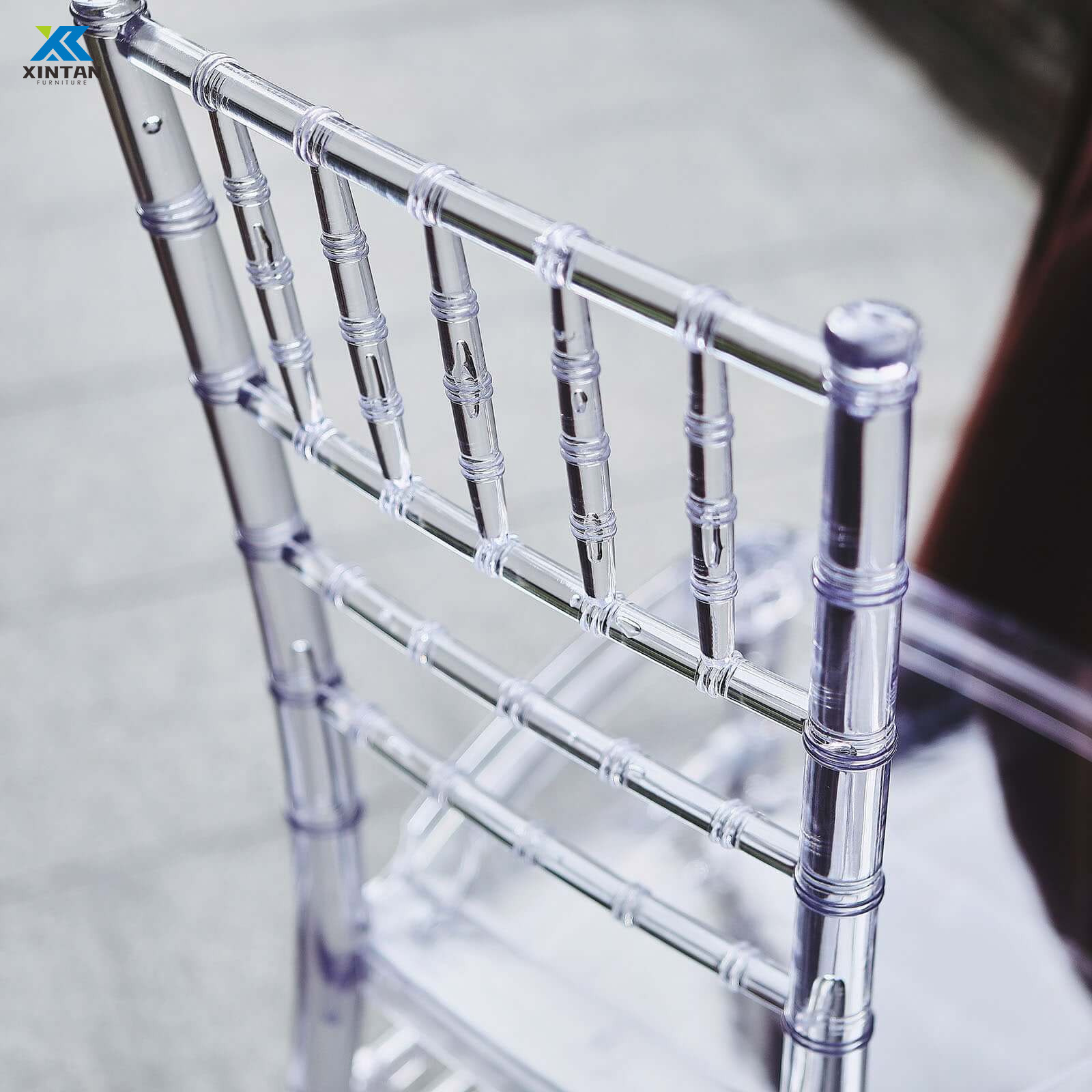 Wholesale Luxury Hotel Furniture Resin Tiffany Chiavari Chair for Wedding Groom And Bride Banquet