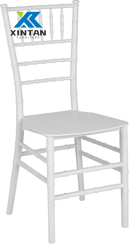 Wholesale White Stackable Resin Tiffany Chiavari Chairs for Weddings, Hotels, Banquets