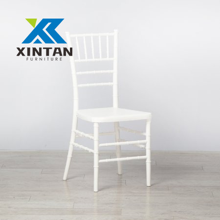 Wholesale White Stackable Resin Tiffany Chiavari Chairs for Weddings, Hotels, Banquets